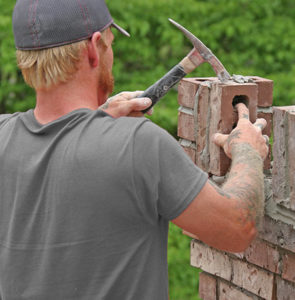 Chimney brick repair in Lawrenceville NJ