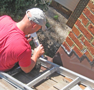 Chimney flashing install & chimney water damage repair in Pennington NJ