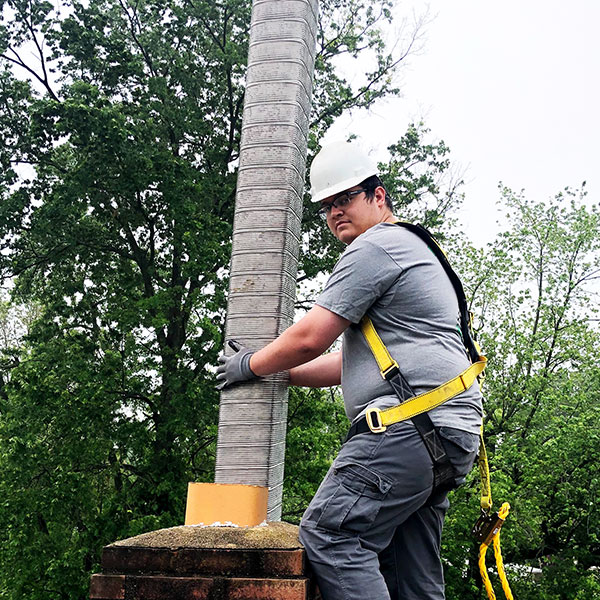 Chimney Flue Liner Installation in Trenton, NJ