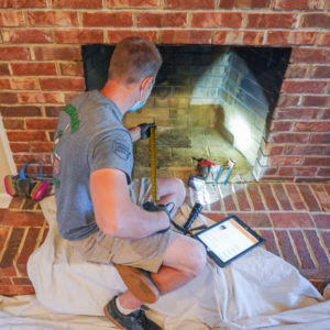 wood burning fireplace inspection in Hopewell NJ