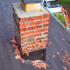 chimney damage, hopewell nj