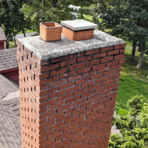 Closed chimney damper in Groveville NJ