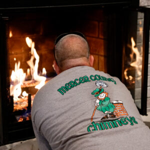 freestanding stove and fireplace installation in Pennington NJ
