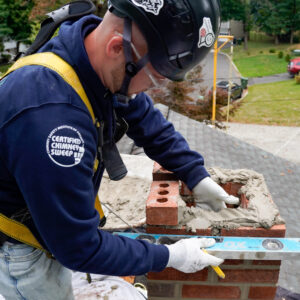 Masonry chimney rebuilding in Trenton, NJ